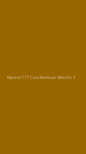 Tampilan Antarmuka Aplikasi Mposlot777 Cara Membuat Website - 3