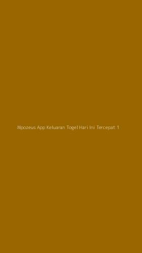 Tampilan Antarmuka Aplikasi Mpozeus App Keluaran Togel Hari Ini Tercepat - 1