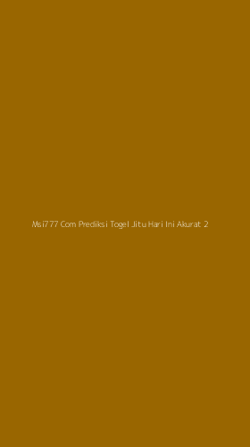 Tampilan Antarmuka Aplikasi Msi777 Com Prediksi Togel Jitu Hari Ini Akurat - 2