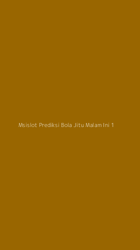 Tampilan Antarmuka Aplikasi Msislot Prediksi Bola Jitu Malam Ini - 1