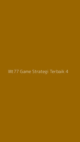 Tampilan Antarmuka Aplikasi Mt77 Game Strategi Terbaik - 4