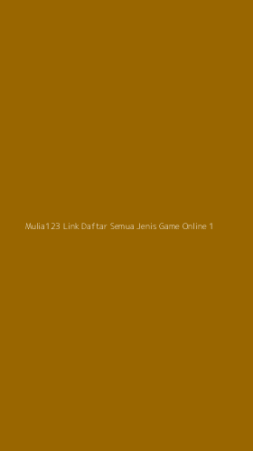 Tampilan Antarmuka Aplikasi Mulia123 Link Daftar Semua Jenis Game Online - 1
