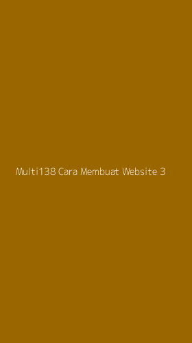 Tampilan Antarmuka Aplikasi Multi138 Cara Membuat Website - 3