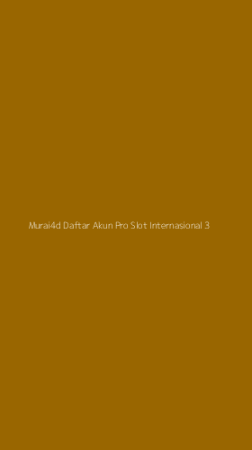 Tampilan Antarmuka Aplikasi Murai4d Daftar Akun Pro Slot Internasional - 3