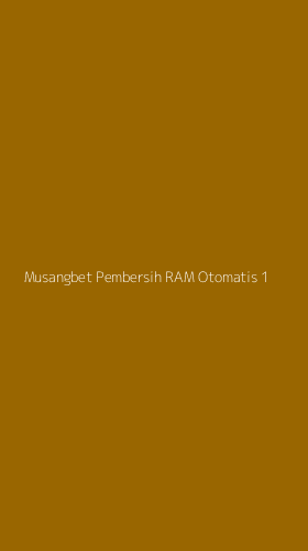 Tampilan Antarmuka Aplikasi Musangbet Pembersih Ram Otomatis - 1