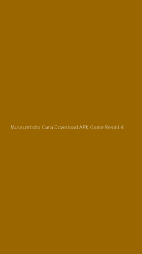 Tampilan Antarmuka Aplikasi Museumtoto Cara Download Apk Game Resmi - 4