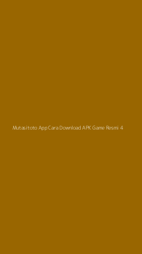 Tampilan Antarmuka Aplikasi Mutasitoto App Cara Download Apk Game Resmi - 4
