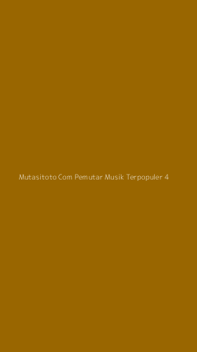 Tampilan Antarmuka Aplikasi Mutasitoto Com Pemutar Musik Terpopuler - 4