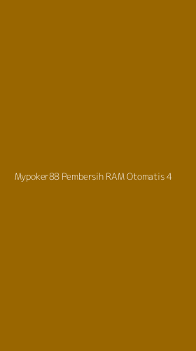 Tampilan Antarmuka Aplikasi Mypoker88 Pembersih Ram Otomatis - 4