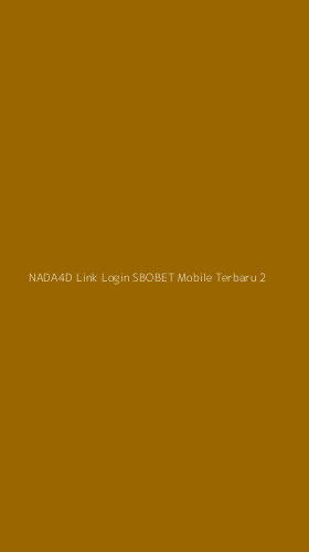 Tampilan Antarmuka Aplikasi Nada4d Link Login Sbobet Mobile Terbaru - 2