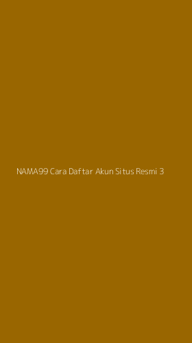 Tampilan Antarmuka Aplikasi Nama99 Cara Daftar Akun Situs Resmi - 3