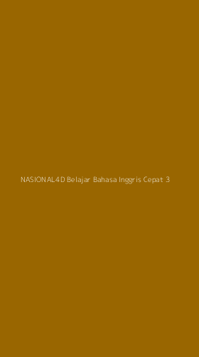 Tampilan Antarmuka Aplikasi Nasional4d Belajar Bahasa Inggris Cepat - 3