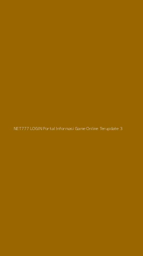 Tampilan Antarmuka Aplikasi Net777 Login Portal Informasi Game Online Terupdate - 3