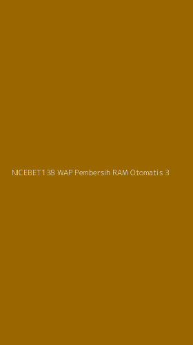 Tampilan Antarmuka Aplikasi Nicebet138 Wap Pembersih Ram Otomatis - 3
