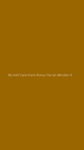 Tampilan Antarmuka Aplikasi Nila4d Cara Klaim Bonus Harian Member - 4