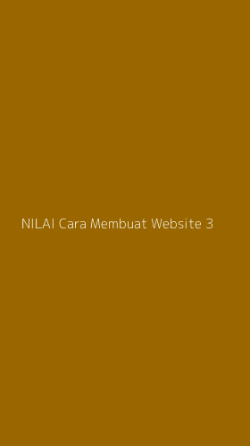 Tampilan Antarmuka Aplikasi Nilai Cara Membuat Website - 3