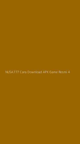 Tampilan Antarmuka Aplikasi Nusa777 Cara Download Apk Game Resmi - 4
