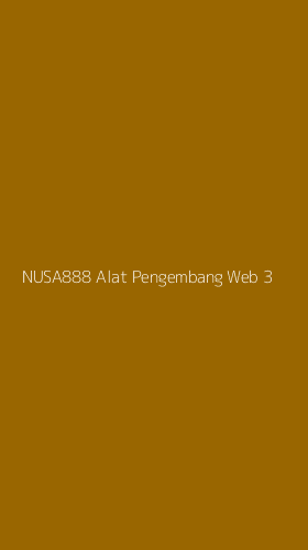 Tampilan Antarmuka Aplikasi Nusa888 Alat Pengembang Web - 3