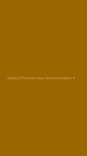 Tampilan Antarmuka Aplikasi Nusasloto Daftar Akun Toto Online Resmi - 4