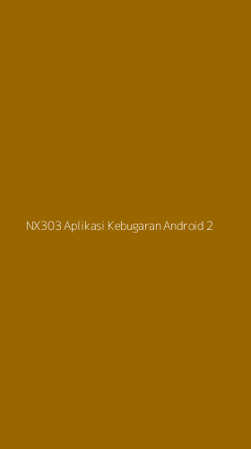 Tampilan Antarmuka Aplikasi Nx303 Aplikasi Kebugaran Android - 2