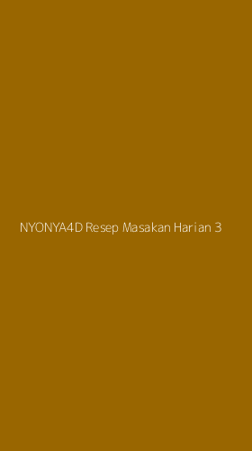 Tampilan Antarmuka Aplikasi Nyonya4d Resep Masakan Harian - 3