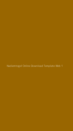 Tampilan Antarmuka Aplikasi Nadiemtogel Online Download Template Web - 1
