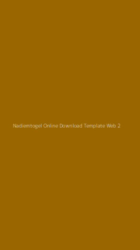 Tampilan Antarmuka Aplikasi Nadiemtogel Online Download Template Web - 2