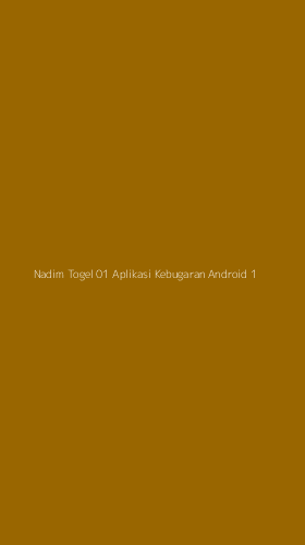 Tampilan Antarmuka Aplikasi Nadim Togel 01 Aplikasi Kebugaran Android - 1
