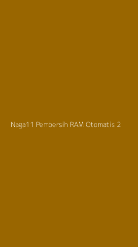 Tampilan Antarmuka Aplikasi Naga11 Pembersih Ram Otomatis - 2