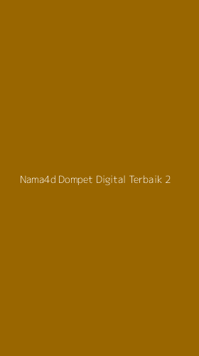 Tampilan Antarmuka Aplikasi Nama4d Dompet Digital Terbaik - 2