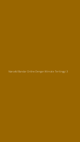 Tampilan Antarmuka Aplikasi Nano4d Bandar Online Dengan Winrate Tertinggi - 3