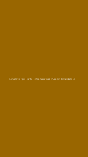 Tampilan Antarmuka Aplikasi Nasatoto Apk Portal Informasi Game Online Terupdate - 3