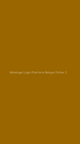 Tampilan Antarmuka Aplikasi Ndratogel Login Platform Belajar Online - 3