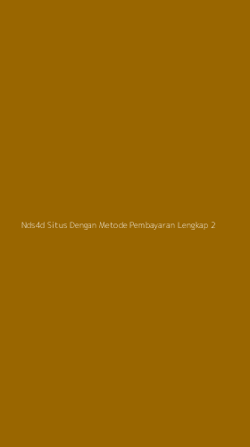 Tampilan Antarmuka Aplikasi Nds4d Situs Dengan Metode Pembayaran Lengkap - 2