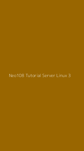 Tampilan Antarmuka Aplikasi Neo108 Tutorial Server Linux - 3