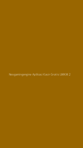 Tampilan Antarmuka Aplikasi Neogamingengine Aplikasi Kasir Gratis Umkm - 2