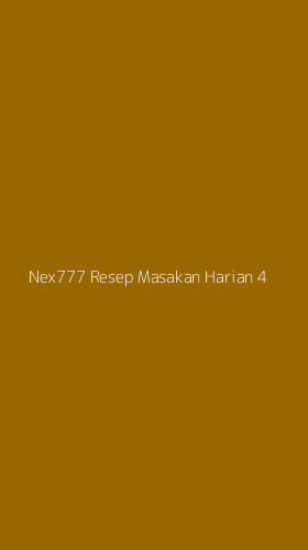 Tampilan Antarmuka Aplikasi Nex777 Resep Masakan Harian - 4