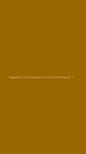 Tampilan Antarmuka Aplikasi Niagatoto Com Kumpulan Link Situs Game Populer - 1