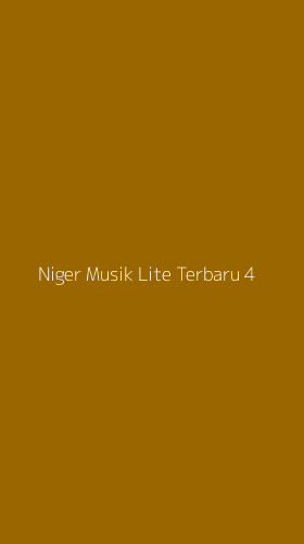 Tampilan Antarmuka Aplikasi Niger Musik Lite Terbaru - 4