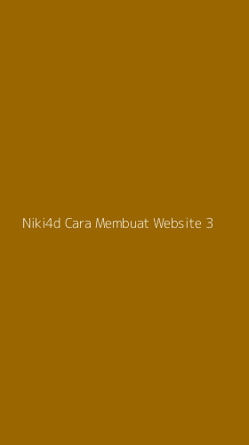 Tampilan Antarmuka Aplikasi Niki4d Cara Membuat Website - 3