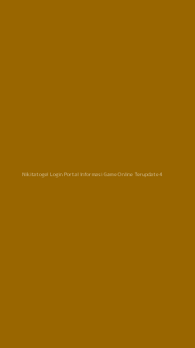 Tampilan Antarmuka Aplikasi Nikitatogel Login Portal Informasi Game Online Terupdate - 4