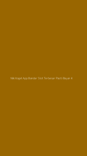 Tampilan Antarmuka Aplikasi Nikitogel App Bandar Slot Terbesar Pasti Bayar - 4