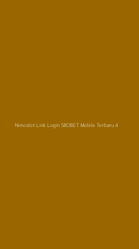 Tampilan Antarmuka Aplikasi Nimoslot Link Login Sbobet Mobile Terbaru - 4