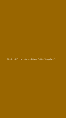 Tampilan Antarmuka Aplikasi Nissinbet Portal Informasi Game Online Terupdate - 3