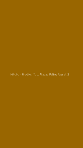 Tampilan Antarmuka Aplikasi Nitoto - Prediksi Toto Macau Paling Akurat - 3