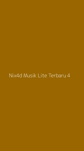 Tampilan Antarmuka Aplikasi Nix4d Musik Lite Terbaru - 4