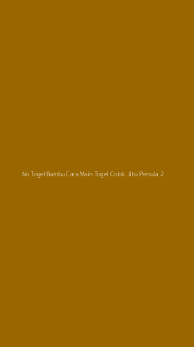 Tampilan Antarmuka Aplikasi No Togel Bambu Cara Main Togel Colok Jitu Pemula - 2