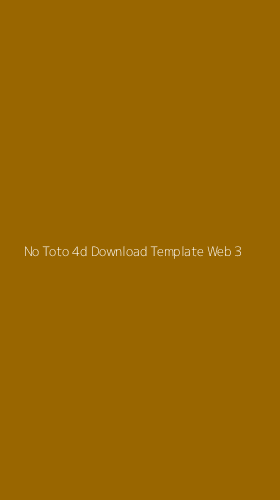 Tampilan Antarmuka Aplikasi No Toto 4d Download Template Web - 3