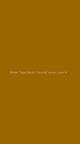 Tampilan Antarmuka Aplikasi Nomer Togel Banjir Tutorial Server Linux - 4