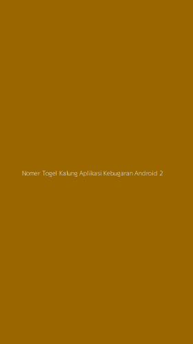 Tampilan Antarmuka Aplikasi Nomer Togel Kalung Aplikasi Kebugaran Android - 2